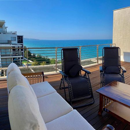 Sea View Penthouse Apartment Obzor Bagian luar foto