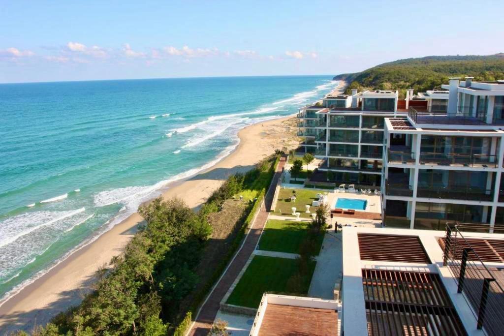 Sea View Penthouse Apartment Obzor Bagian luar foto
