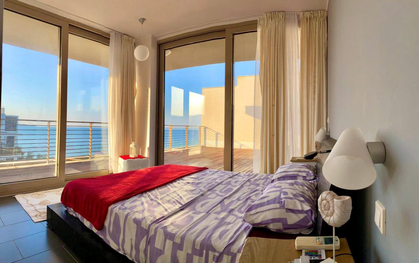 Sea View Penthouse Apartment Obzor Bagian luar foto