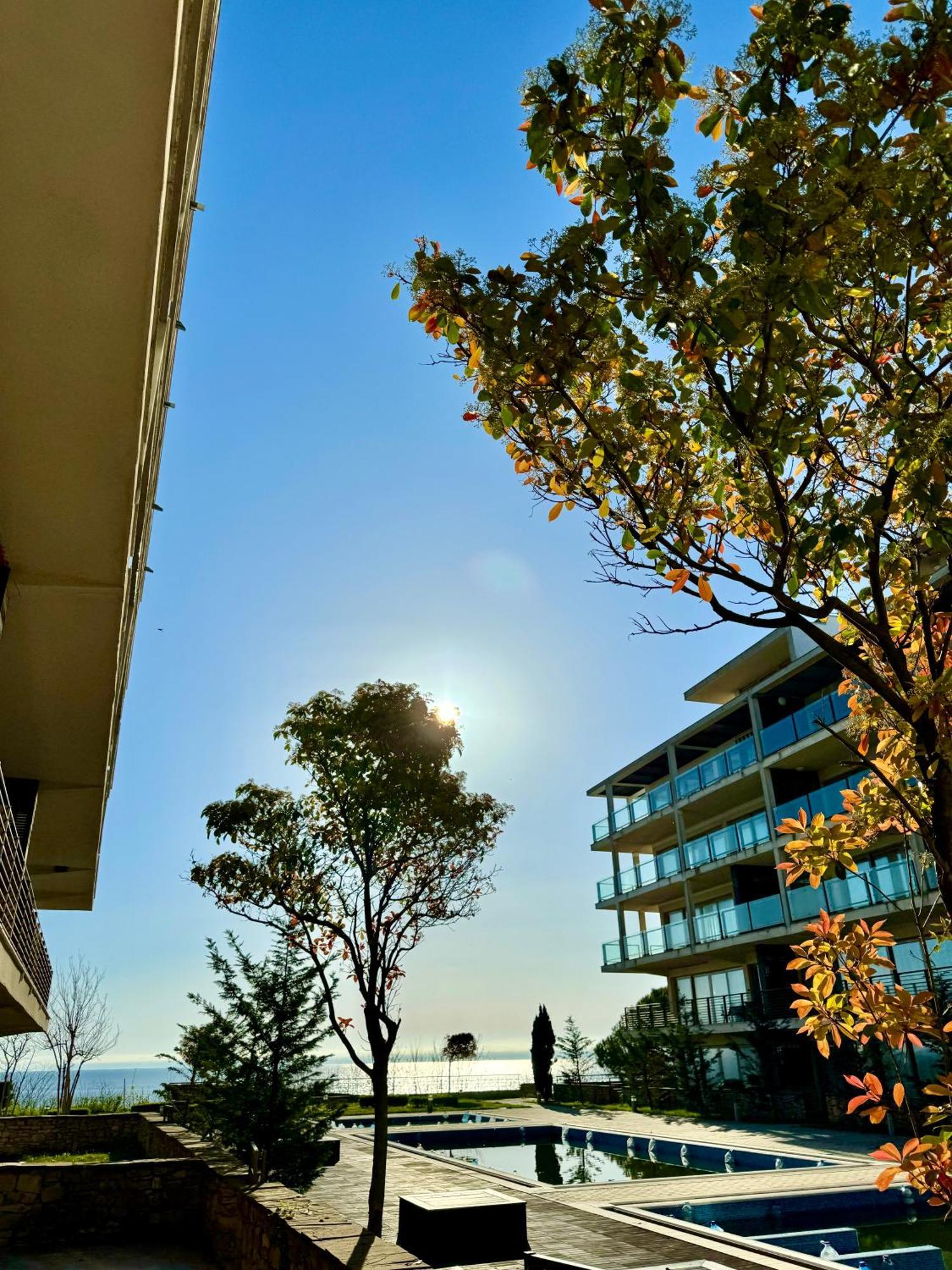Sea View Penthouse Apartment Obzor Bagian luar foto